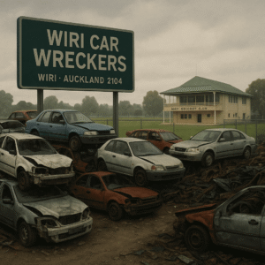 car wreckers near Wiri cricket ground, Auckland 2104